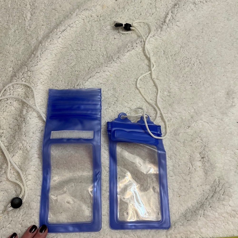 Water resistant cell phone holders